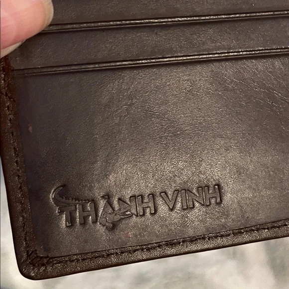 Brown Crocodile Leather Wallet